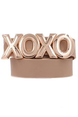 XOXO Buckle Belt