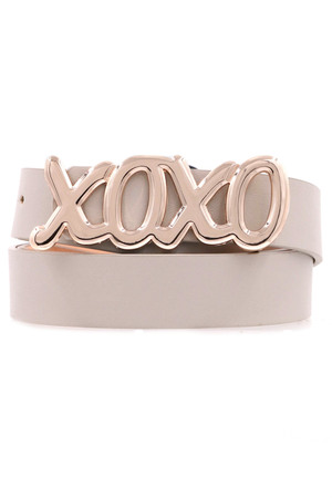 XOXO Buckle Belt