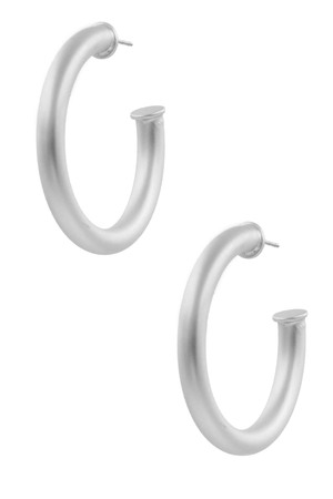 Metal Open Hoop Earrings