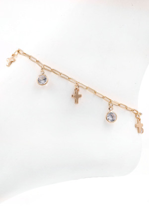 Cross Anklet