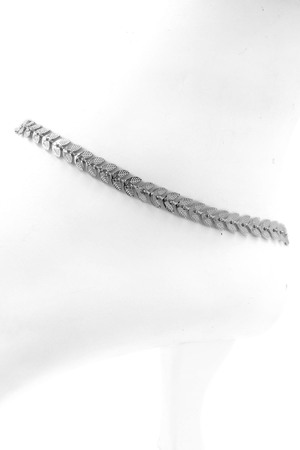 Metal Leaf Anklet