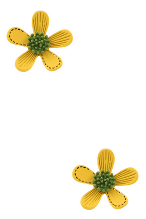 Matte Flower Earrings