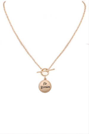 Motivational Pendant Necklace