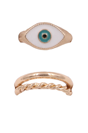 Evil Eye Ring Set
