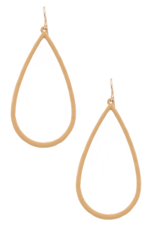 Matte Teardrop Earrings