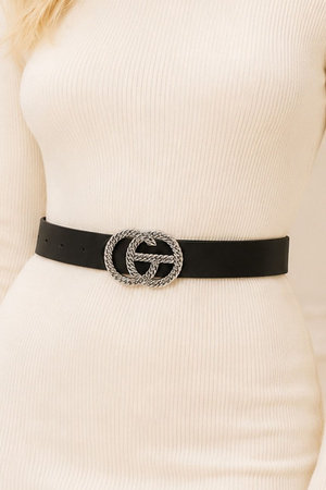 Chain Twist Buckle Belt