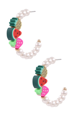 Fruit Charm Earrings