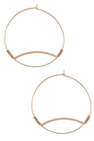 Metal Hoop Earrings