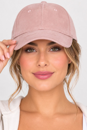 Suede Baseball cap