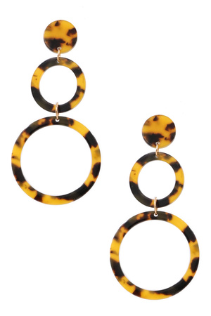 Celluloid Drop Earrings