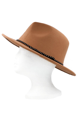 Metal Bead Fedora Hat