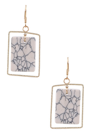 Acrylic Square Earrings