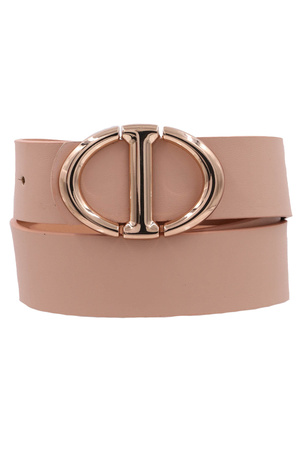 Faux Leather D Belt