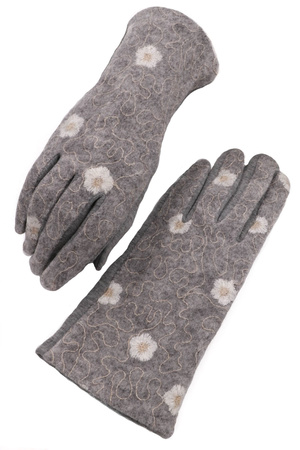 Lurex Embroidery Gloves
