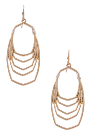 Rectangle Drop Earrings