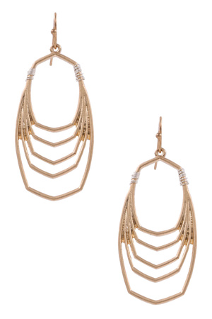 Rectangle Drop Earrings