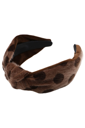 Faux Fur Spot Head Band