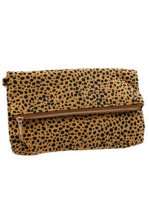 Animal Print Clutch Bag