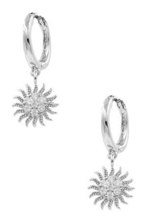 Sun Charm Earrings