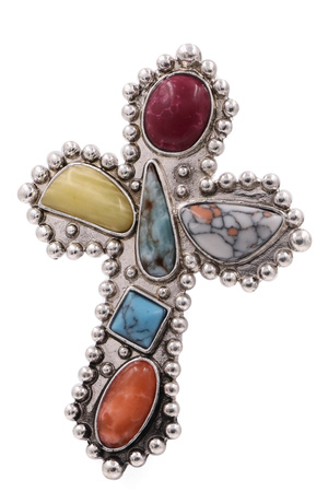 Western Cross Stretch Ring
