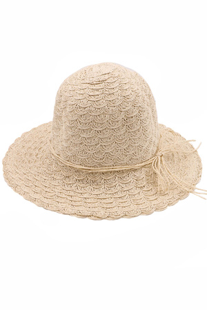 Crochet Weave Straw Hat