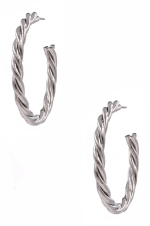 Braided Hoop Earrings