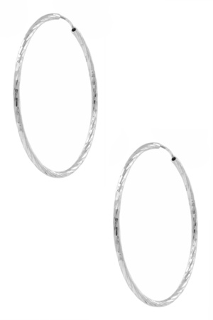 Metal Hoop Earrings