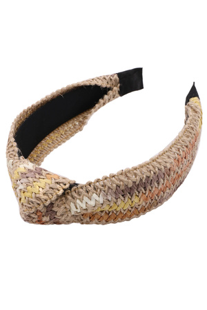 Stitched Rattan Headband