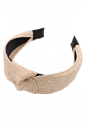Paper Stitched Rattan Headband
