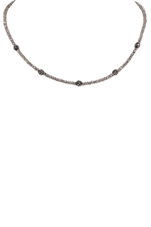 Faceted Bead Necklace