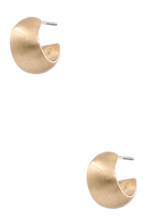 Metal Hoop Earrings