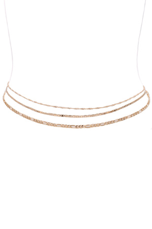 Metal Belly Chain Set