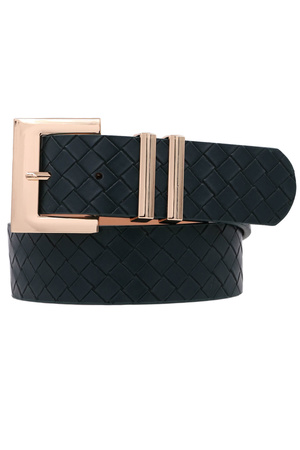 Metal Square Loop Weave Belt