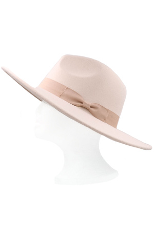 Bow Band Fedora Hat
