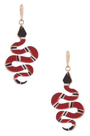 Snake Drop Earrings