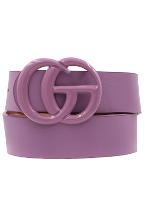 Painted Metal Buckle Belt