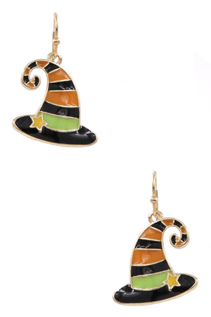 Witch's Hat Drop Earrings