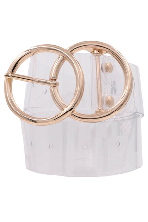 Double Ring Clear Belt