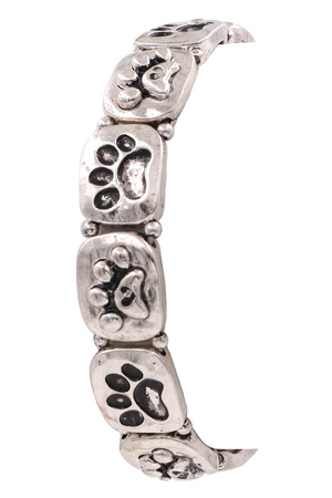 Paw Print Stretch Bracelet