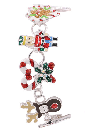 Enamel Christmas Themed Bracelet