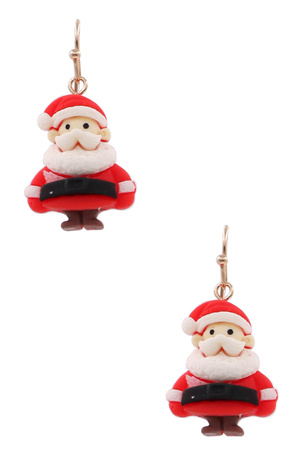 Santa Claus Drop Earrings