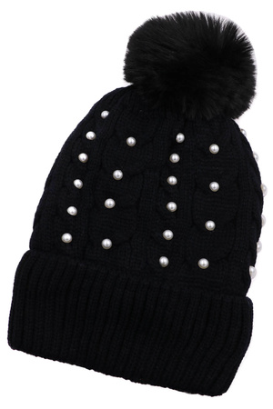 Stitched Pom Pom Beanie