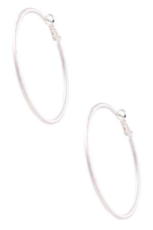 Textured Hoop Earrings