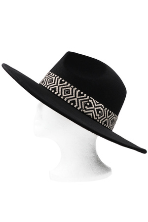 Aztec Trim Fedora Hat
