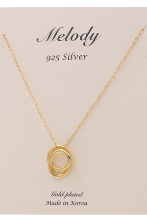 Sterling Silver Knot Pendant Necklace