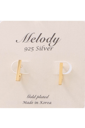 Sterling Silver Bar Earrings
