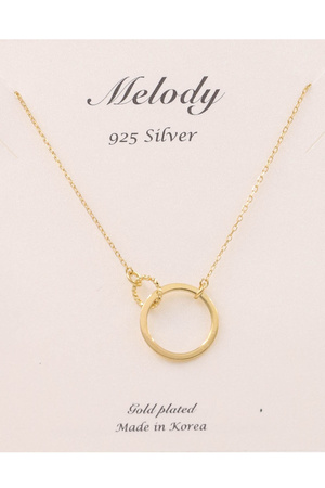 925 Sterling Silver Ring Necklace