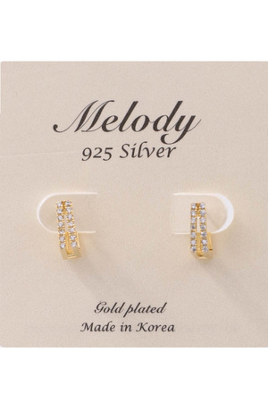 Sterling Silver Square Bar Earrings