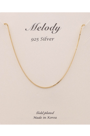 Sterling Silver Box Chain Necklace