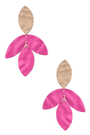 Matte Floral Earrings